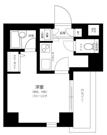 ステージファースト高輪Ⅱの物件間取画像